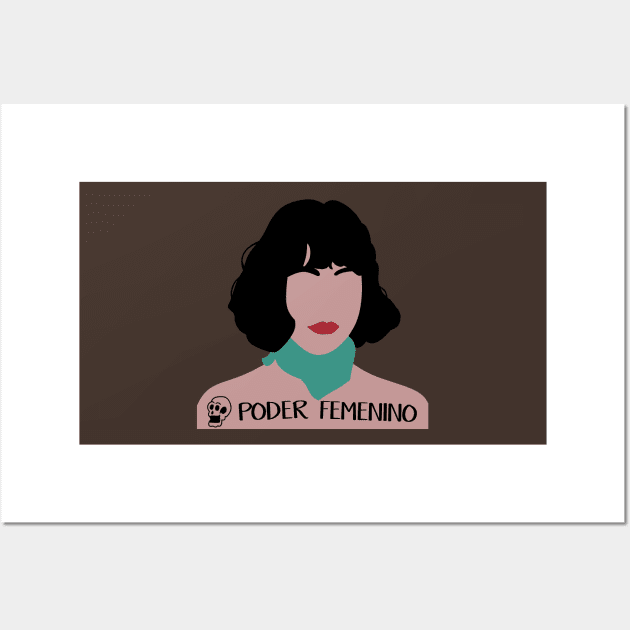 Mon Laferte Poder Femenino Wall Art by sofjac